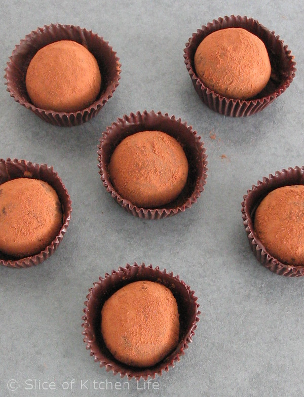 3-Ingredient Dark Chocolate Truffles Recipe - Dairy free, intensely rich chocolate truffles