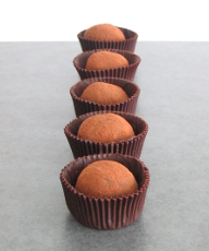 3-Ingredient Dark Chocolate Truffles Recipe - Dairy free, intensely rich chocolate truffles | sliceofkitchenlife.com