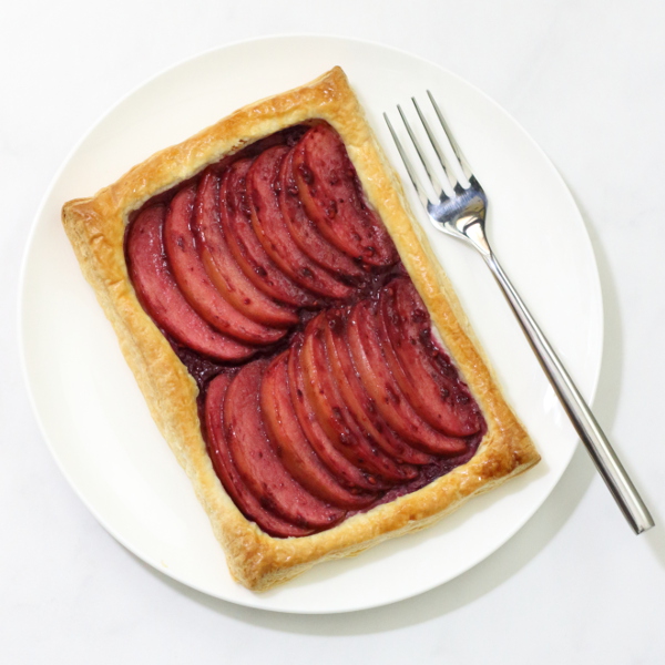Blackberry and Apple Tart Recipe - made using everyday ingredients for a simple yet elegant dessert!